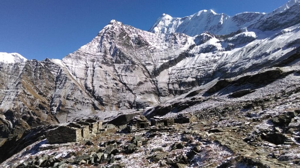 Last campsite Roopkund trek